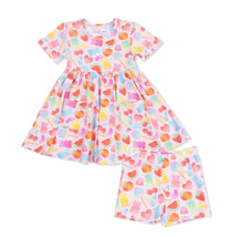 Load image into Gallery viewer, Gummy Bears- Twirly Dress
with Cartwheel
Short
