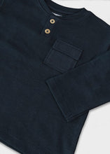 Load image into Gallery viewer, Baby Special Knit T-Shirt-Navy

