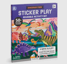 Load image into Gallery viewer, Dinosaur Park Sticker Play Reusable Activity Set
