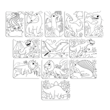Load image into Gallery viewer, Undercover Art: Hidden Pattern Coloring Activity - Dino. Tal
