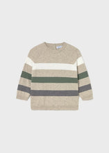 Load image into Gallery viewer, Colorblock Sweater- Chai Heather
