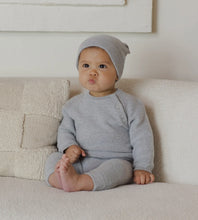 Load image into Gallery viewer, Bailey Knit Sweater- Heathered Dusty Blue
