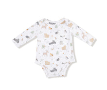 Load image into Gallery viewer, Lap Shoulder Bodysuit- Woodland Babies
