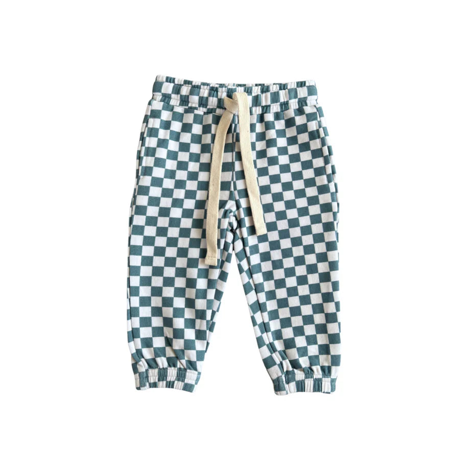 Kids Checkered Joggers