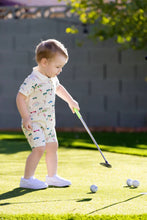 Load image into Gallery viewer, Baby Polo Romper- Palm Springs
