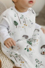 Load image into Gallery viewer, Muslin Lightweight Sleep Bags 0.5 TOG - Hedgehogs
