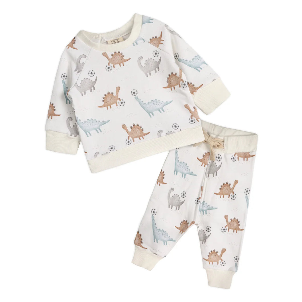 Soccer Dino Baby Jogger & Pants Set