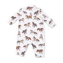 Load image into Gallery viewer, Wild Horses Long Sleeve Cowboy Romper
