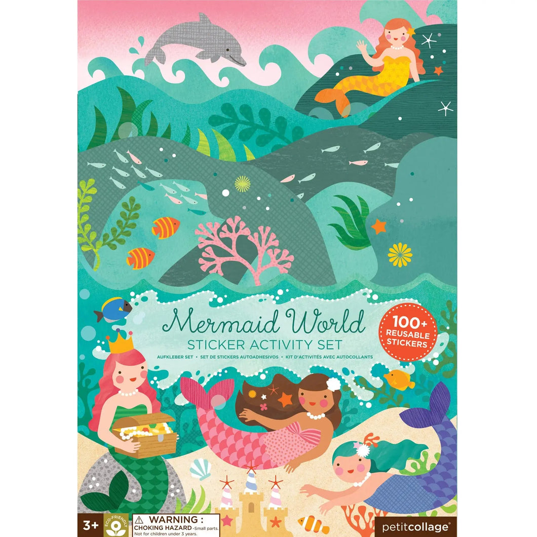 Mermaid World Sticker Activity Set Petit Collage