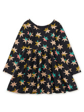 Load image into Gallery viewer, Printed Ballet Dress-  Metallic Stars
