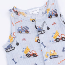 Load image into Gallery viewer, Crayon Construction - Sleeveless Shortie Romper
