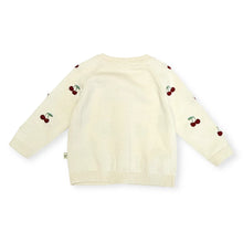 Load image into Gallery viewer, Cherry Embroidered Baby Cardigan
