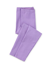 Load image into Gallery viewer, Girls Solid Leggings- Paisley Purple
