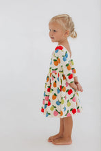 Load image into Gallery viewer, Colorful Apples Twirl Dress
