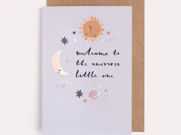 Universe New Baby Card Sister Paper Co.
