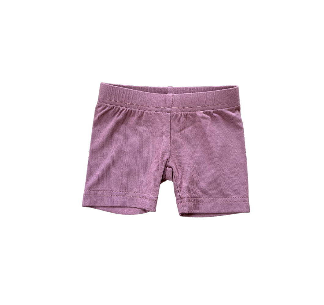 Biker Shorts-Dusty Mauve