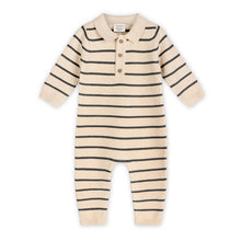Load image into Gallery viewer, Stripe Collar Jumpsuit
