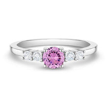 Load image into Gallery viewer, First Solitaire Sterling Silver Ring
