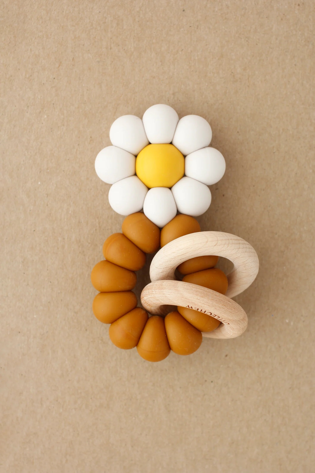 Teether - Chamomile | Silver Ivory