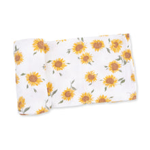 Load image into Gallery viewer, Baby Sunflower Swaddle Blanket
