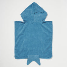 Load image into Gallery viewer, Beach Hooded Towel -Shark Tribe
