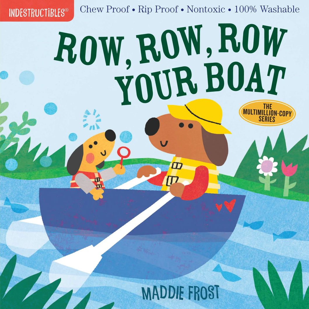 Indestructibles Book- Row, Row, Row Your Boat Workman Publishing