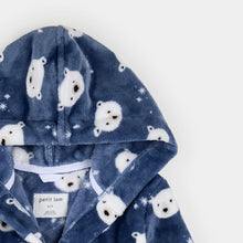 Load image into Gallery viewer, Polar Bear Print on Fog Plush Robe
