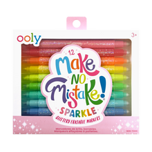 Load image into Gallery viewer, Make no Mistake! Glittery Erasable Markers - Set of 12
