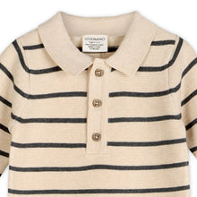 Load image into Gallery viewer, Stripe Collar Jumpsuit
