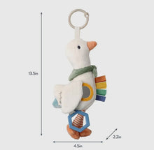 Load image into Gallery viewer, Bitzy Traveler Developmental Sensory Toy- Gracie the Goose
