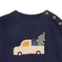 Load image into Gallery viewer, Jolly Truck Applique Sweater Knit Set
