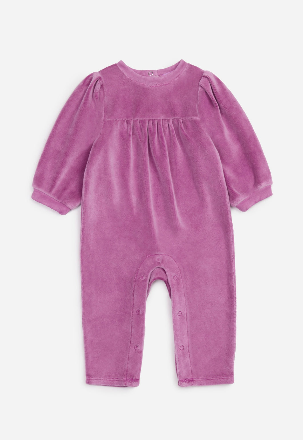 Infant Girl Jade Velour Onesie