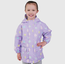 Load image into Gallery viewer, Kids Fleece Lined Rain Jackets-Macarons
