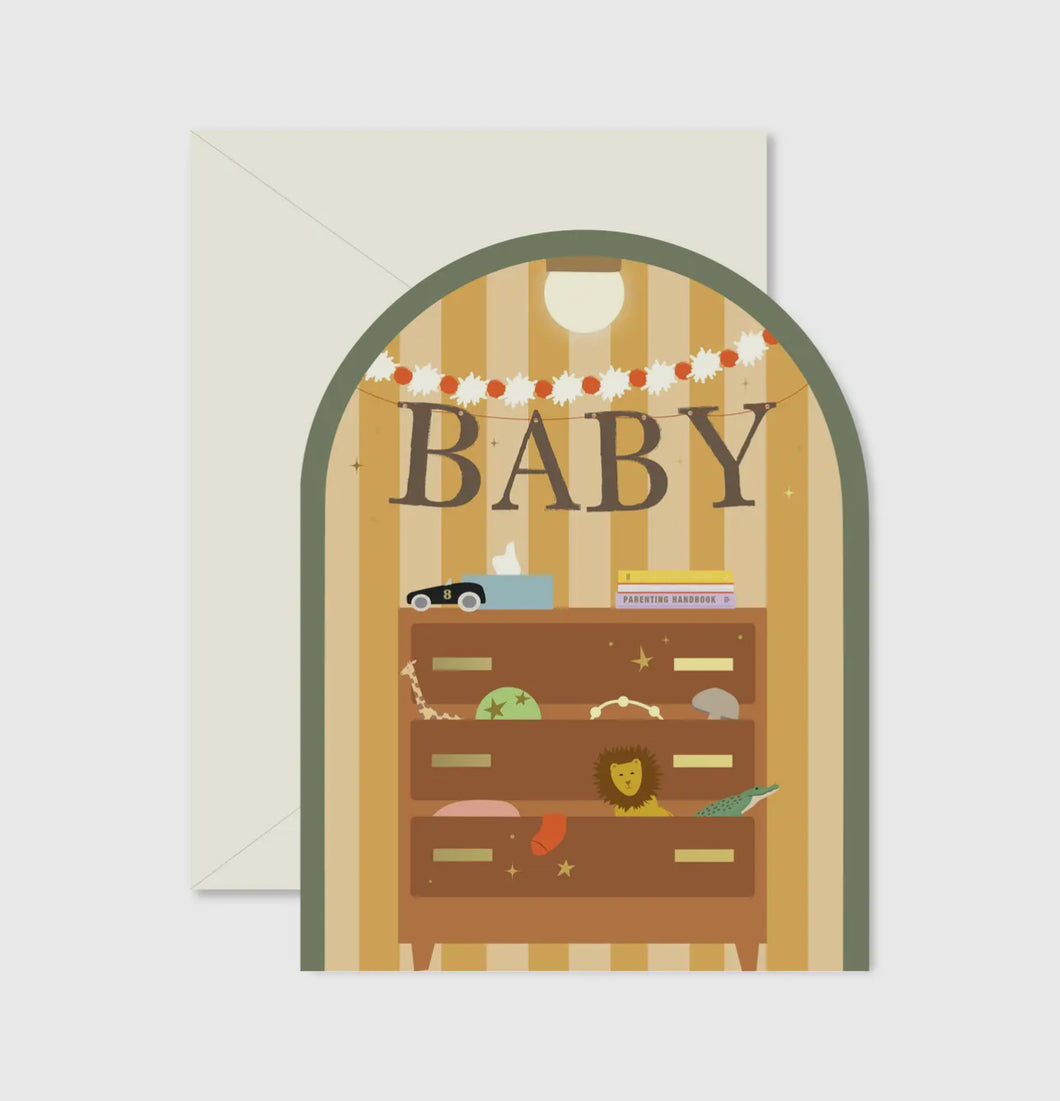 Baby Arch Dresser Greeting Card