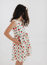 Load image into Gallery viewer, Sleeveless Twirl Dress in Strawberry Blush
