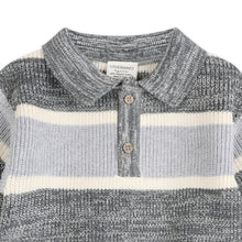 Load image into Gallery viewer, Stripe Polo Pullover Set
