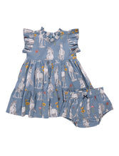 Load image into Gallery viewer, Baby Girls Jennifer Dress Set- Unicorn Field
