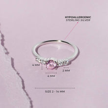 Load image into Gallery viewer, First Solitaire Sterling Silver Ring
