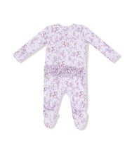 Load image into Gallery viewer, 2 Way Ruffle Zipper  Footie- Sweet Dream Florals
