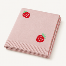 Load image into Gallery viewer, Strawberry Organic Blanket
