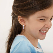 Load image into Gallery viewer, Puffed Heart Hoop Sterling Silver Earrings

