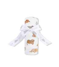 Load image into Gallery viewer, Swaddle Blanket - Napping Puppies -45x45
