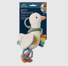Load image into Gallery viewer, Bitzy Traveler Developmental Sensory Toy- Gracie the Goose
