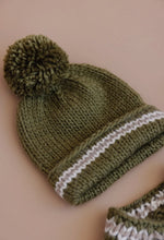 Load image into Gallery viewer, Varsity Beanie- Moss
