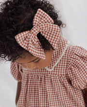 Load image into Gallery viewer, Bow-Red Gingham
