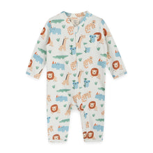 Load image into Gallery viewer, Safari Baby Zipper Jumpsuit
