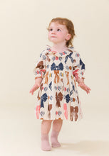 Load image into Gallery viewer, Baby Girls Amara Dress Set Harvest Bows
