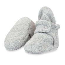 Load image into Gallery viewer, Cozie Fleece Baby Bootie - Heather Gray
