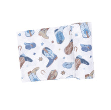 Load image into Gallery viewer, Swaddle Blanket- Cowboy Boots 47 x 47
