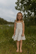 Load image into Gallery viewer, Toddler Organic Ruffled Tiered Dress- Poppy
